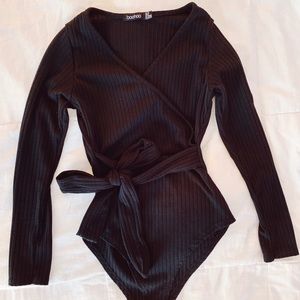 waist tie bodysuit